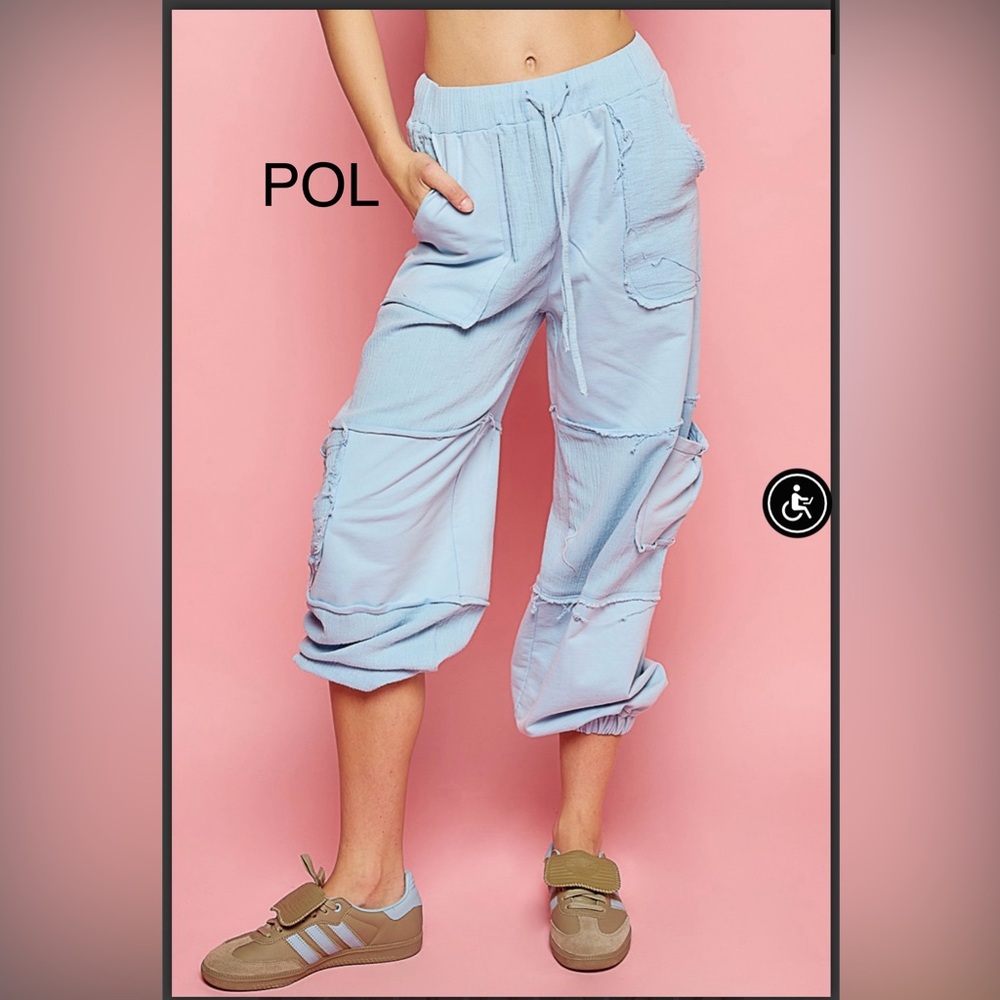 POL Light Blue Track Pants - Picture 3 of 6